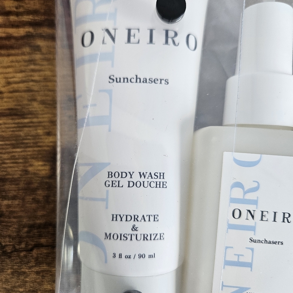 ONEIRO Sunchasers TSA 5 piece Set Kit Travel Clean & Vegan Personal Care New - Picture 7 of 8